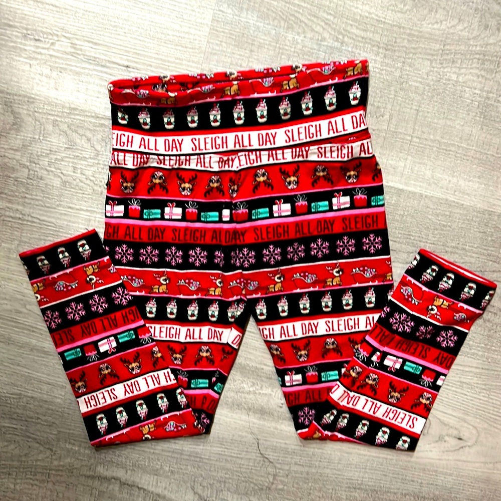 Justice Christmas leggings